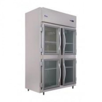Mini Câmara Refrigerada Vertical ou Refrigerador Vertical Porta Cega - Inox