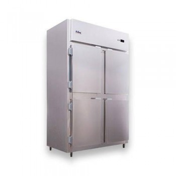 Mini Câmara Refrigerada Vertical ou Refrigerador Vertical Porta Cega - Inox