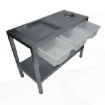 Mesa para destrinchar Frango - Aço inox 304