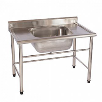 Pia com uma Cuba - Inox 304 