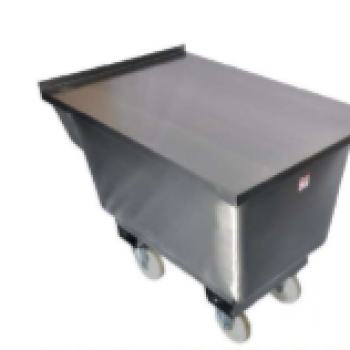 Carro Carnes com tampa - Inox 304