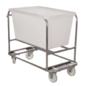 Carro com cuba Polietileno - Inox 304