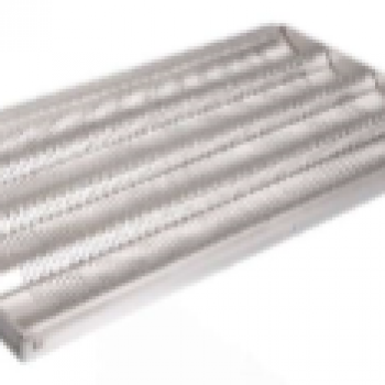 Assadeira 32,5x53 4 ondas para pães - Aluminio