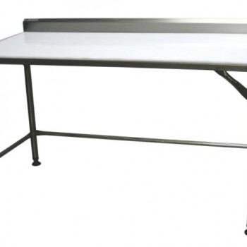 Mesa contraventada com Espelho - Inox 430