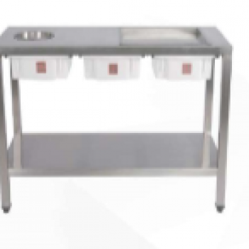 Mesa para destrinchar Frango - Aço inox 304