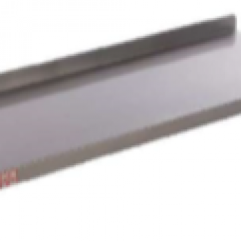 Prateleira Superior com Mão Francesa Lisa - Inox 304