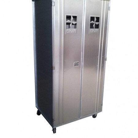 Estufa Dupla para assadeiras 40x60 ou 62x36 - Aço Inox 304